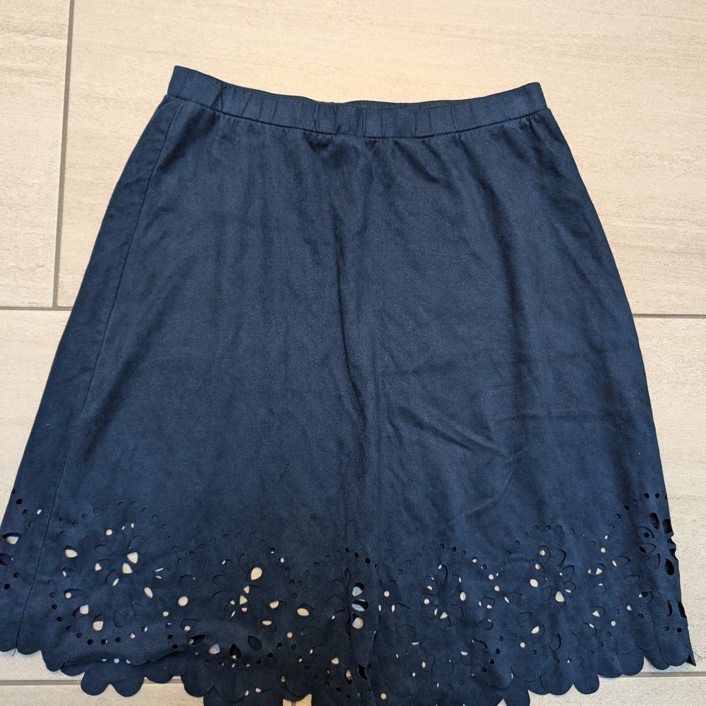 Elegant Navy Blue Women's Skirt